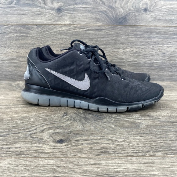 Nike Shoes - Nike Free TR Fit 2 Training Shoes Womens 8 Black Silver 469767-003 Low Top Gym